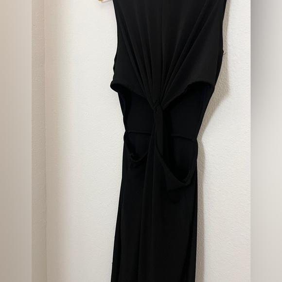 EUC Silence + Noise Knit Cutout Midriff Maxi Dress Size Large - Picture 5 of 9